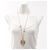 Collier pendentif long Chanel I26C Coco Mark Multicolore Doré - vue 6