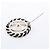 Broche Chanel Coco Mark Circle Negro - vista 2