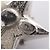 Timeless Chanel Coco Mark Star Swing B20P Clip Earrings Silvery White - view 3