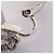 Timeless Chanel Coco Mark Star Swing B20P Clip Earrings Silvery White - view 7