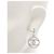 Orecchini a goccia Chanel Coco Mark C22C Silver Argento - vista 4