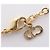 Christian Dior Halskette mit vergoldetem Herz-Logo Golden - Ansicht 4