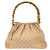 Borsa Gucci Bamboo Frame in tela GG Beige