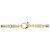 Bulgari Collar Bvlgari Passo Doppio Plata Dorado - vista 4