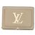 Louis Vuitton Bicolor Monogram Empreinte Portefeuille Claire Wallet Beige Grigio