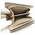 Louis Vuitton Bicolor Monogram Empreinte Portefeuille Claire Wallet Beige Grigio - vista 10
