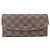 Louis Vuitton Damier Portefeuille Emilie N63544 Wallet Marrone