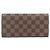 Louis Vuitton Damier Portefeuille Emilie N63544 Wallet Marrone - vista 2