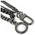 Charm per borsa Louis Vuitton Black Nero - vista 3