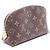 Louis Vuitton Monogram Cherry Pochette Cosmetic PM Marrone Rosso Multicolore - vista 2