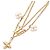 Colar Louis Vuitton LV Floragram Branco Dourado