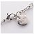 Bracciale con ciondolo logo CD Christian Dior Argento - vista 4