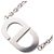 Collana Christian Dior Dior CD Logo Argento - vista 2
