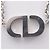 Collana Christian Dior Dior CD Logo Argento - vista 6
