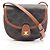 Céline Celine Triomphe Mini Buzas Schultertasche Braun Schwarz