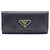 Cartera larga plegable Prada VITELLO MOVE Negro