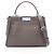 Borsa a mano 2-Way Fendi Peekaboo Regular Marrone