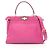 Borsa a mano 2-Way Fendi Peekaboo Regular Rosa