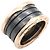 Bulgari Anello Bvlgari B.zero1 a 4 bande Nero D'oro