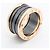 Bulgari Anello Bvlgari B.zero1 a 4 bande Nero D'oro - vista 4