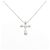 Autre Marque Collar de Cruz Tiffany Plata