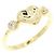 Autre Marque Anel Closed Heart Tiffany & Co. Dourado