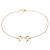 Autre Marque Tiffany Double Loving Heart Armband Golden - Ansicht 3