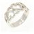 Autre Marque Anillo Tiffany Triple Loving Heart Plata