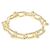 Autre Marque Tiffany HardWear Micro Link Ring Golden - Ansicht 2