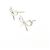 Autre Marque Boucles d'oreilles puces Tiffany Bow Argenté - vue 2