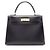 Hermès Hermes Kelly 28 Handtasche Schwarz