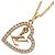 Collier My LV Heart Louis Vuitton Doré