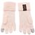 Louis Vuitton Maille LV Medallion Gloves Brown Pink - view 2