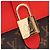 Louis Vuitton Rocky BB 2-Way Handtasche Braun Rot - Ansicht 9