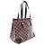 Borsa Tote Louis Vuitton Hampstead PM Damier Ebene Marrone - vista 2