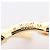 Anel de banda Louis Vuitton LV Script banhado a ouro Dourado - vista 4