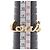 Anel de banda Louis Vuitton LV Script banhado a ouro Dourado - vista 5