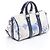 Borsa a mano 2 vie Louis Vuitton Keepall XS Bianco Multicolore Blu navy - vista 2