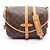 Louis Vuitton Saumur 30 Monogram Schultertasche Braun