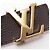 Louis Vuitton Ceinture LV Initials Monogram Reversible Leather Belt Castaño Roja Monograma - vista 7