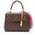 Borsa Louis Vuitton Cluny BB Monogram Rose Marrone