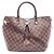 Louis Vuitton Siena PM Damier Ebene Handtasche Braun