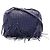 Borsa a tracolla Bottega Veneta Intrecciato Navy