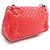 Borsa a tracolla Bottega Veneta Intrecciato in pelle rossa - vista 2