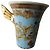 Rosenthal x Versace Le Jardin de la Medusa Cup White Blue Golden
