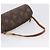 Louis Vuitton Papillon Pochette Monogram Canvas Mini Castaño - vista 6