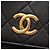Borsa a spalla Chanel Matelassé con perle finte Nero - vista 9