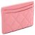 Chanel Kartenetui aus rosa Lammleder Pink - Ansicht 2