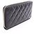 Portafoglio lungo Chanel Matelassé in pelle caviale nera Nero - vista 2