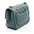 Borsa a tracolla Chanel Mini Matelassé in Verde - vista 2